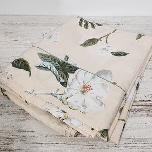 Crown Crafts Williamsburg  Cream Green White  Magnolia  Full Flat Sheet